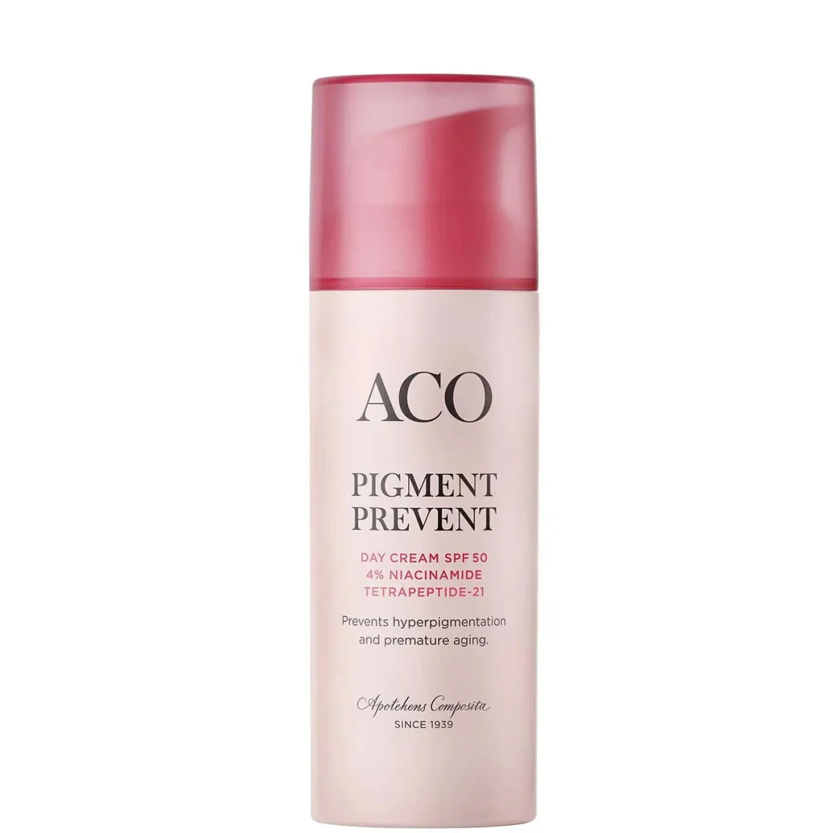 ACO Face Pigment Prevent SPF50 Day Cream hajustettu