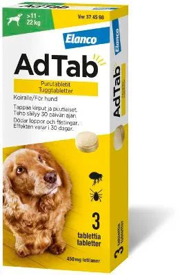Adtab 450 mg Vet Purutabl Koirille Yli 11-22 kg - Image 2