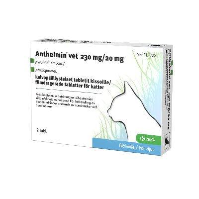 Anthelmin Vet 20 mg/230 mg Tabl, Kalvopääll