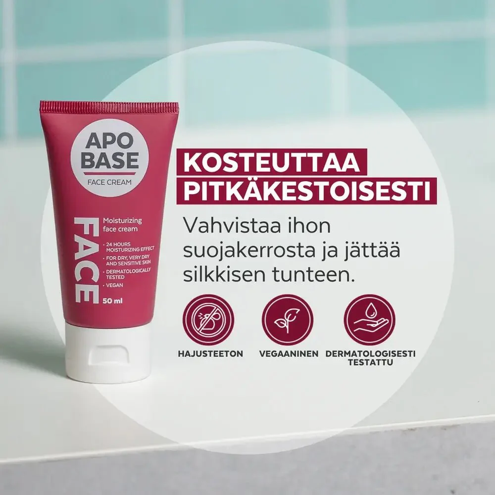 Apobase Face Cream kosteuttava kasvovoide - Image 4