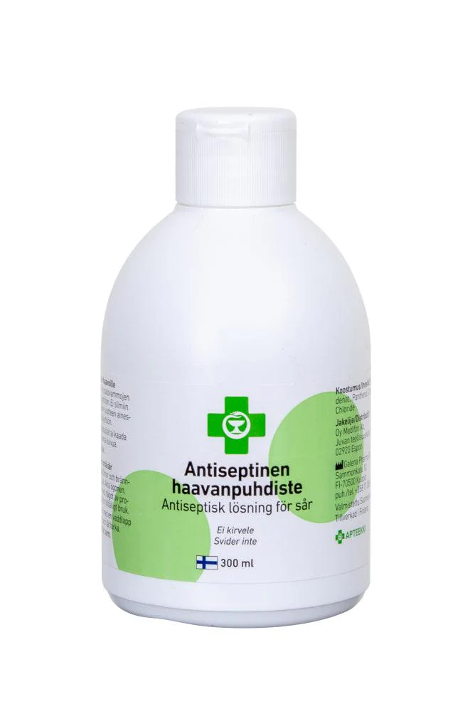 Apteekki Antiseptinen Haavanpuhdiste Flip-Top Kaatopullo