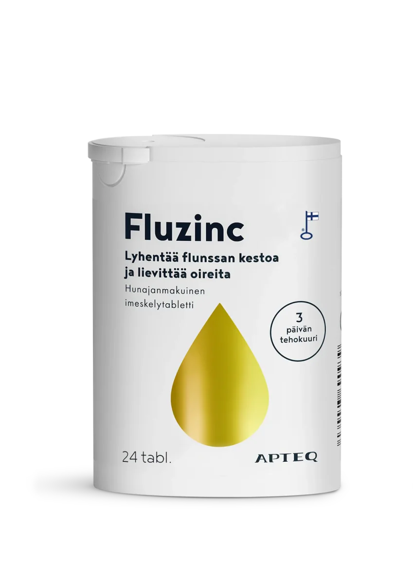 Apteq Fluzinc Hunaja, Imeskelytabletti
