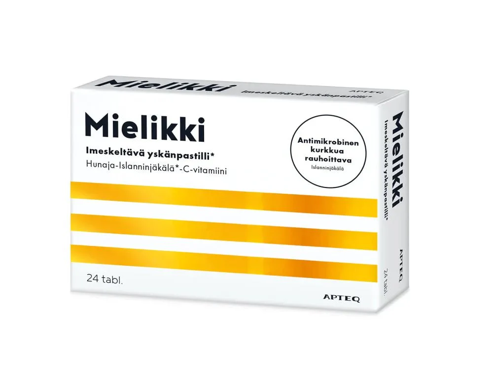 Apteq Mielikki Imeskeltävä Yskänpastilli