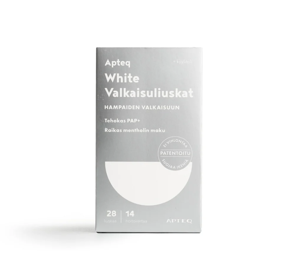 Apteq White valkaisuliuskat 28 kpl
