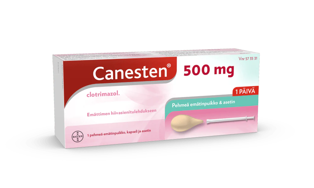 Canesten 500 mg Emätinpuikko, Kaps, Pehmeä