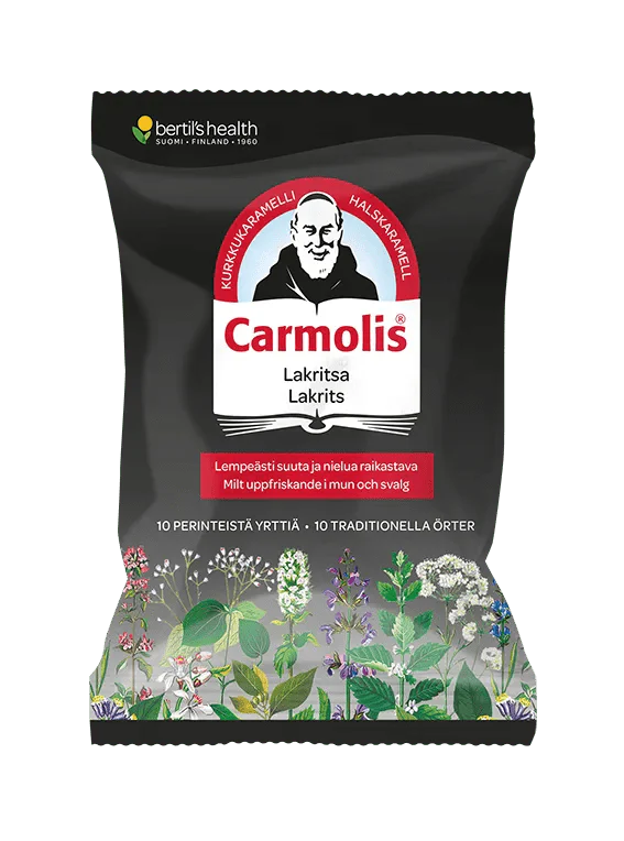 Carmolis Lakritsi Kurkkukaramelli
