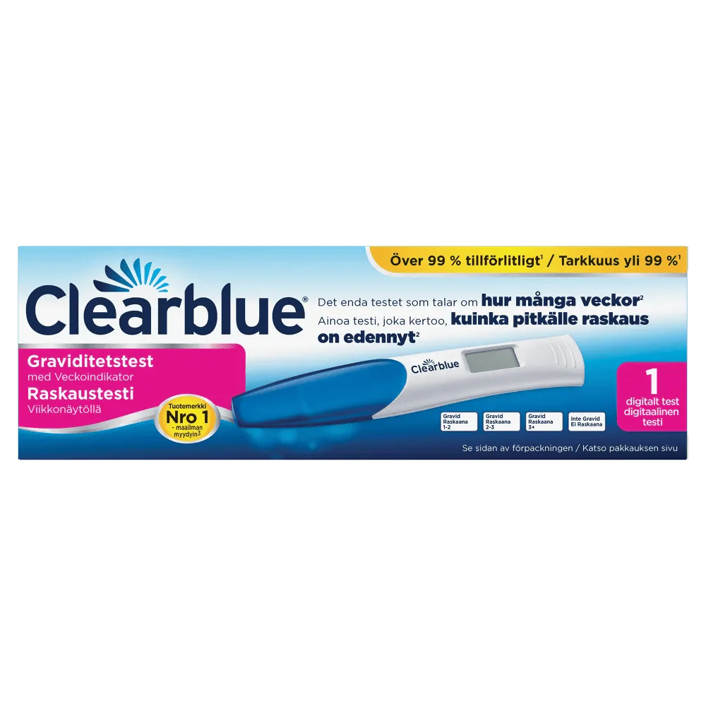 Clearblue Digitaalinen Raskaustesti Viikkonäytöllä
