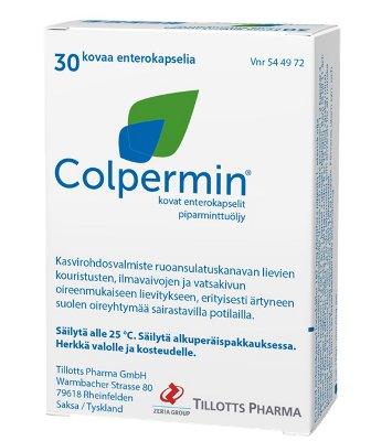 Colpermin 187 mg Enterokaps, Kova