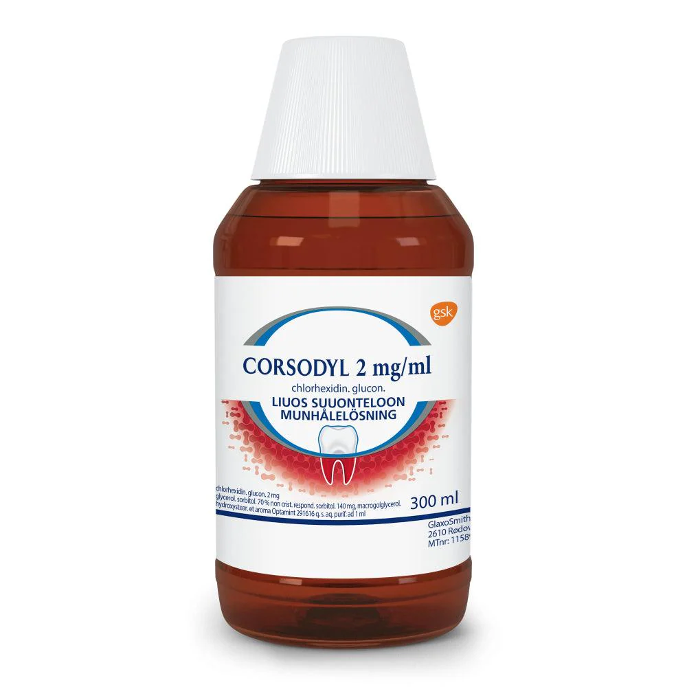 Corsodyl 2 mg/ml Liuos Suuonteloon