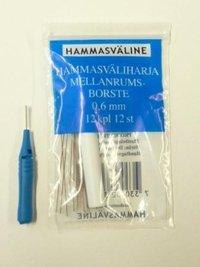 Doft Hammasväliharja 0.6 mm Sininen