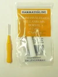 Doft Hammasväliharja 0.7 mm Keltainen - Image 2