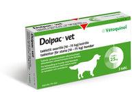 Dolpac Vet Tabletit Suurille Koirille 125 mg/360 mg/500,7 mg Tabl 10-75 kg