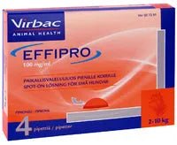 Effipro Pienille Koirille 100 mg/ml Vet Paikallisvaleluliuos 2-10 kg - Image 2