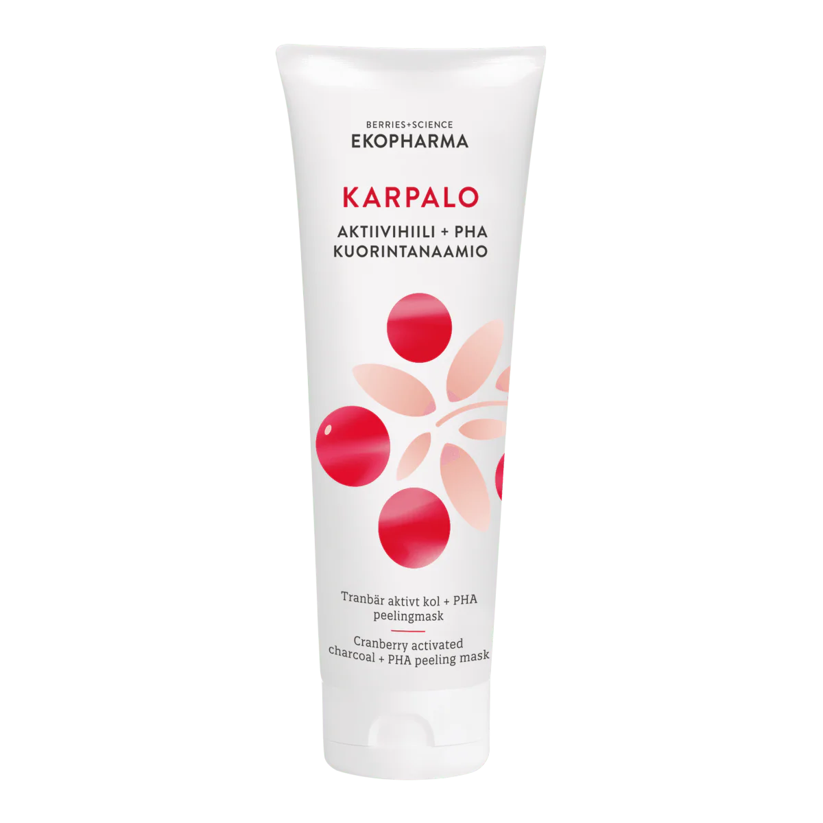 Ekopharma Karpalo Aktiivihiili + Pha Kuorintanaamio 50ml