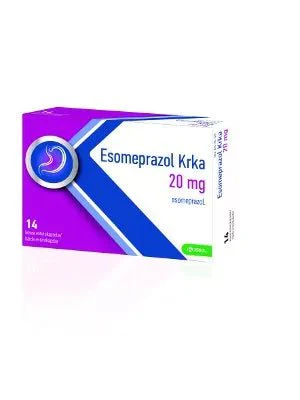 Esomeprazol Krka 20 mg Enterokaps, Kova - Image 2