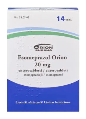 Esomeprazol Orion 20 mg Enterotabl - Image 2