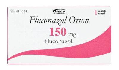 Fluconazol Orion 150 mg Kaps, Kova