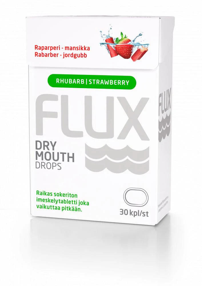 Flux Dry Mouth Raparperi-Mansikka