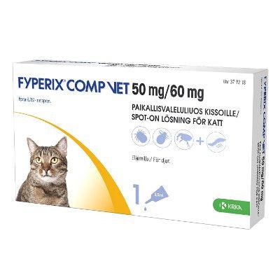 Fyperix Comp Vet 50 mg/60 mg Paikallisvaleluliuos Kissoille