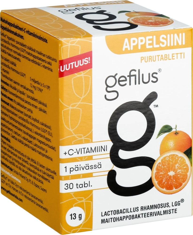 Gefilus Appelsiinipurutabletti