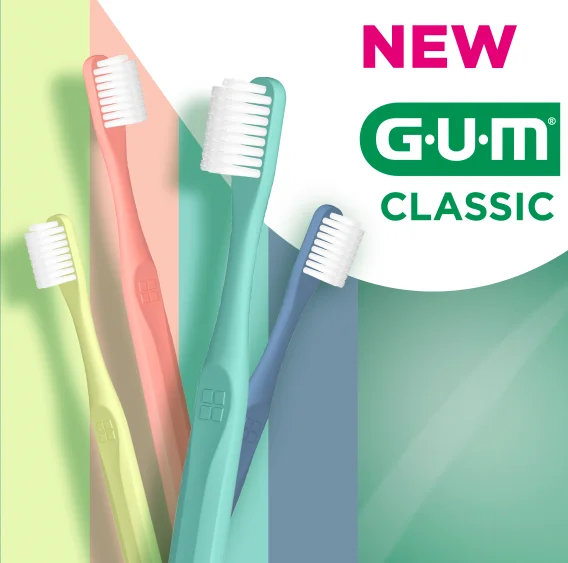 Gum 411 Hammasharja Classic, eri värejä - Image 2