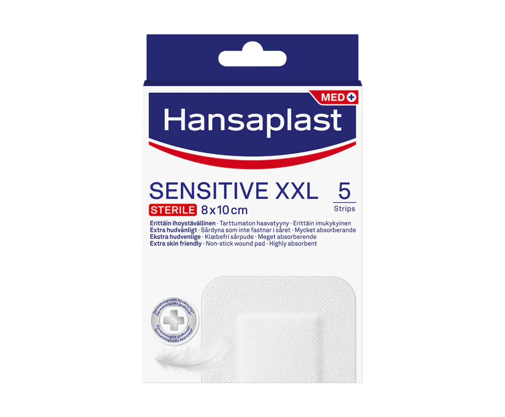 Hansaplast Sensitive XXL 8 X 10cm