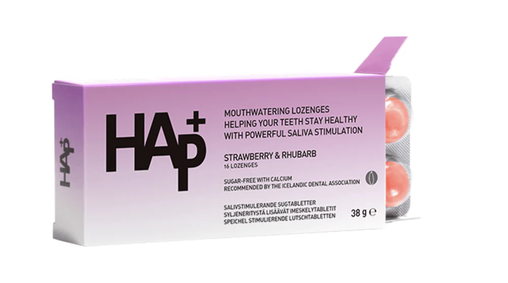Hap+ Imeskelytabletti Mansikka&Raparperi