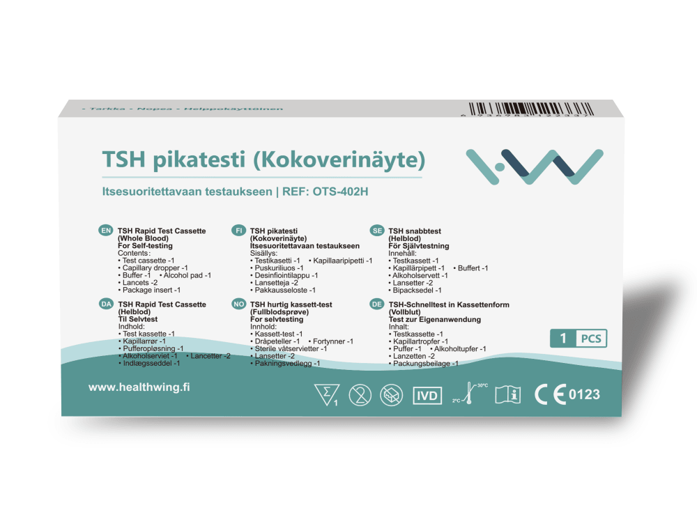 H&W TSH Kilpirauhasen vajaatoiminta Pikatesti