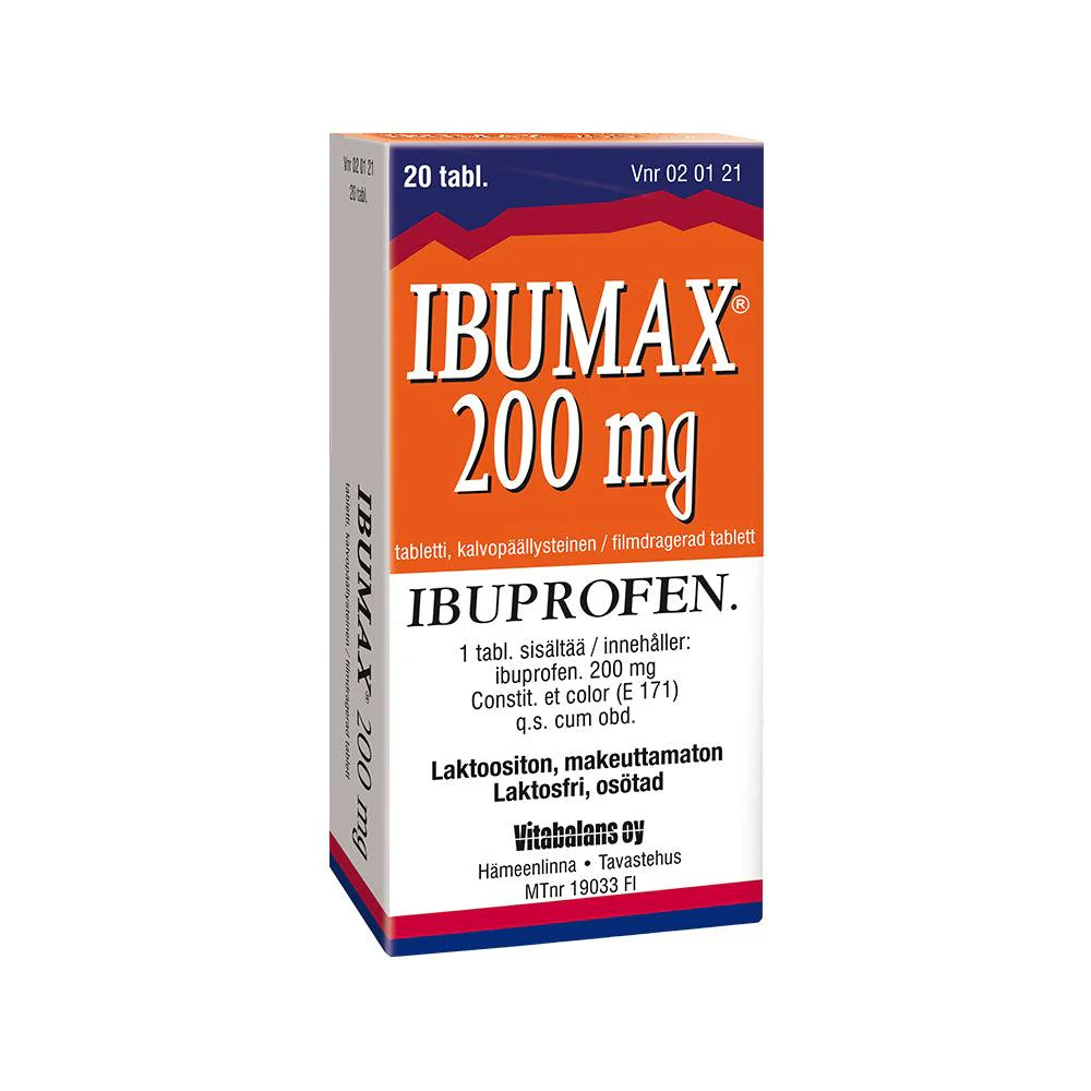 Ibumax 200 mg Tabletti, Tulehduskipulääke