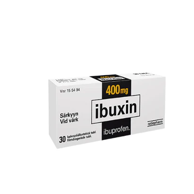 Ibuxin 400 mg Tabl, Kalvopääll - Image 2