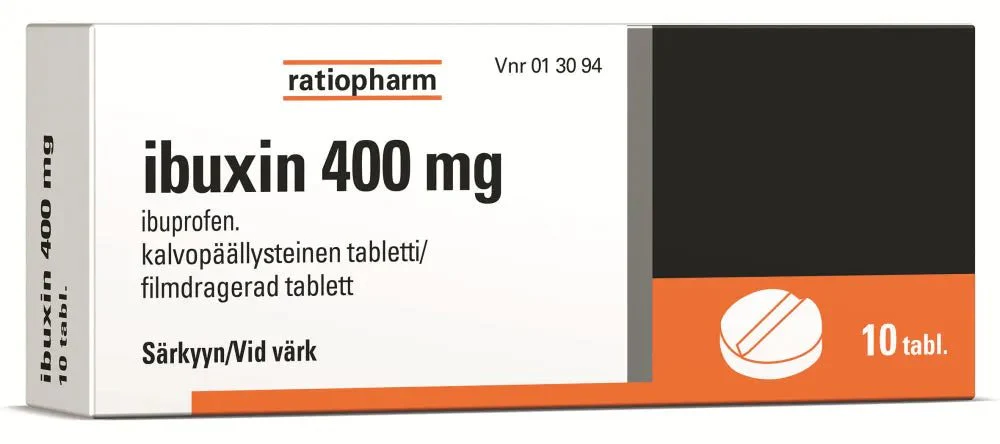 Ibuxin 400 mg Tabl, Kalvopääll - Image 3