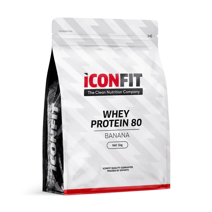 ICONFIT Heraproteiini 80, Banaani 1 kg