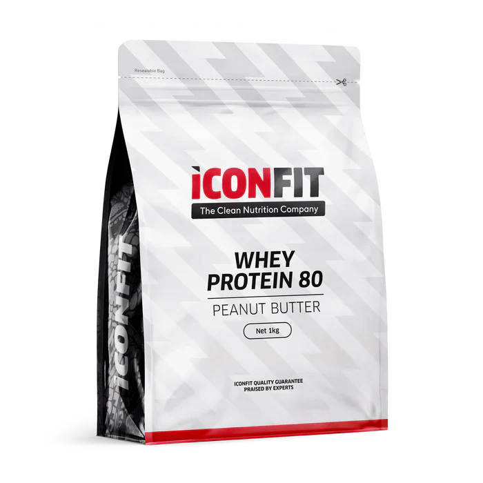 ICONFIT Heraproteiini 80, Maapähkinävoi 1 kg