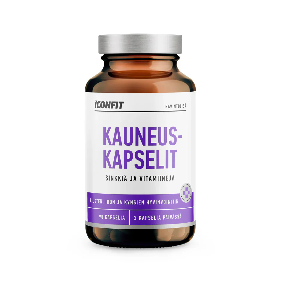 ICONFIT Kauneus Kapselit (Hiusten, ihon ja kynsien hyvinvointiin) 90 kaps