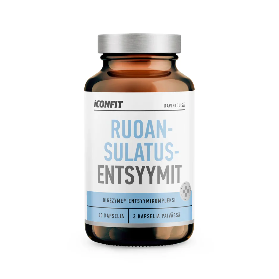 ICONFIT Ruoansulatusentsyymit (Digezyme® Entsyymikompleksi) 60 kaps
