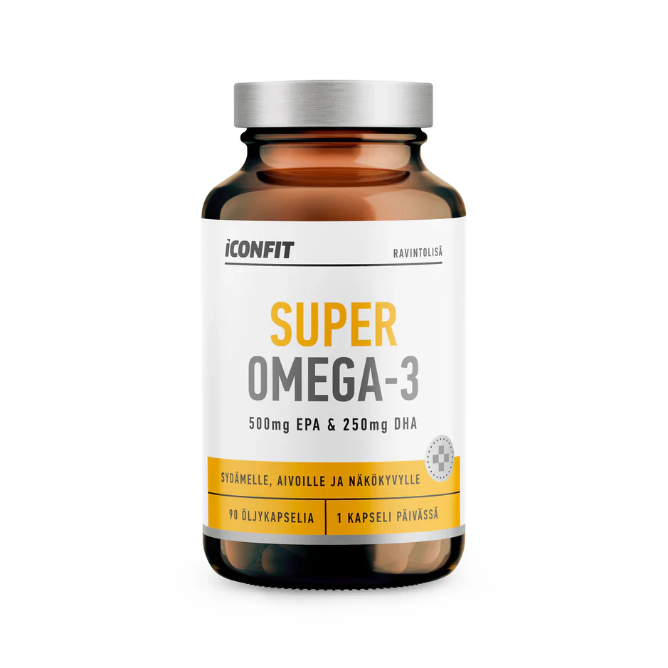 ICONFIT Super Omega-3 (500 mg EPA & 250 mg DHA) 90 kaps