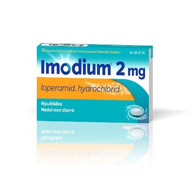 Imodium 2 mg Tabl, Suussa Hajoava