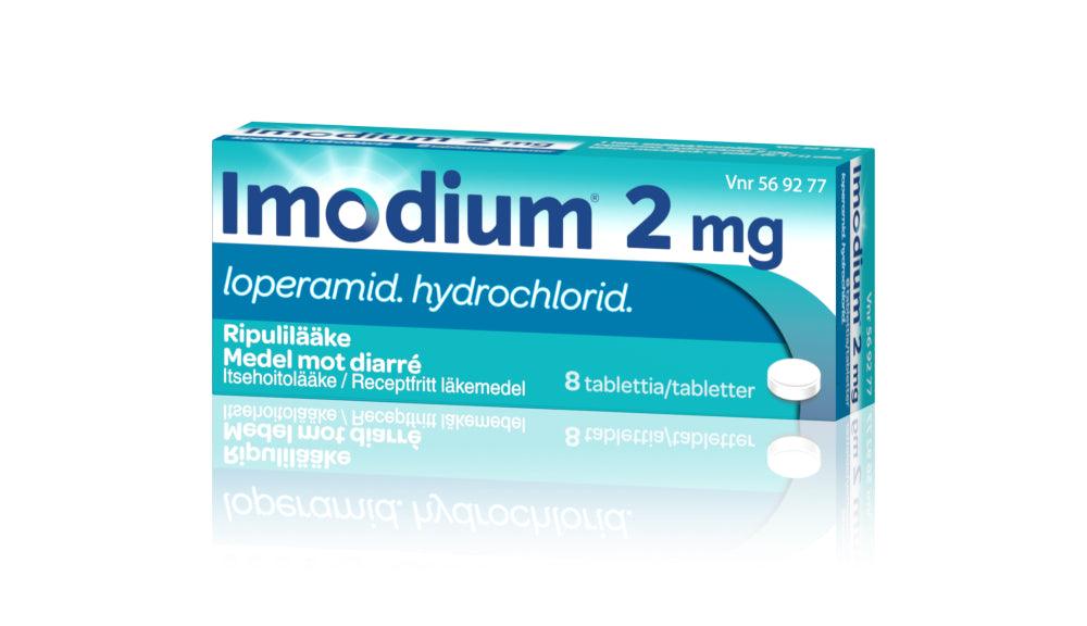 Imodium 2 mg Tabl, Kalvopääll