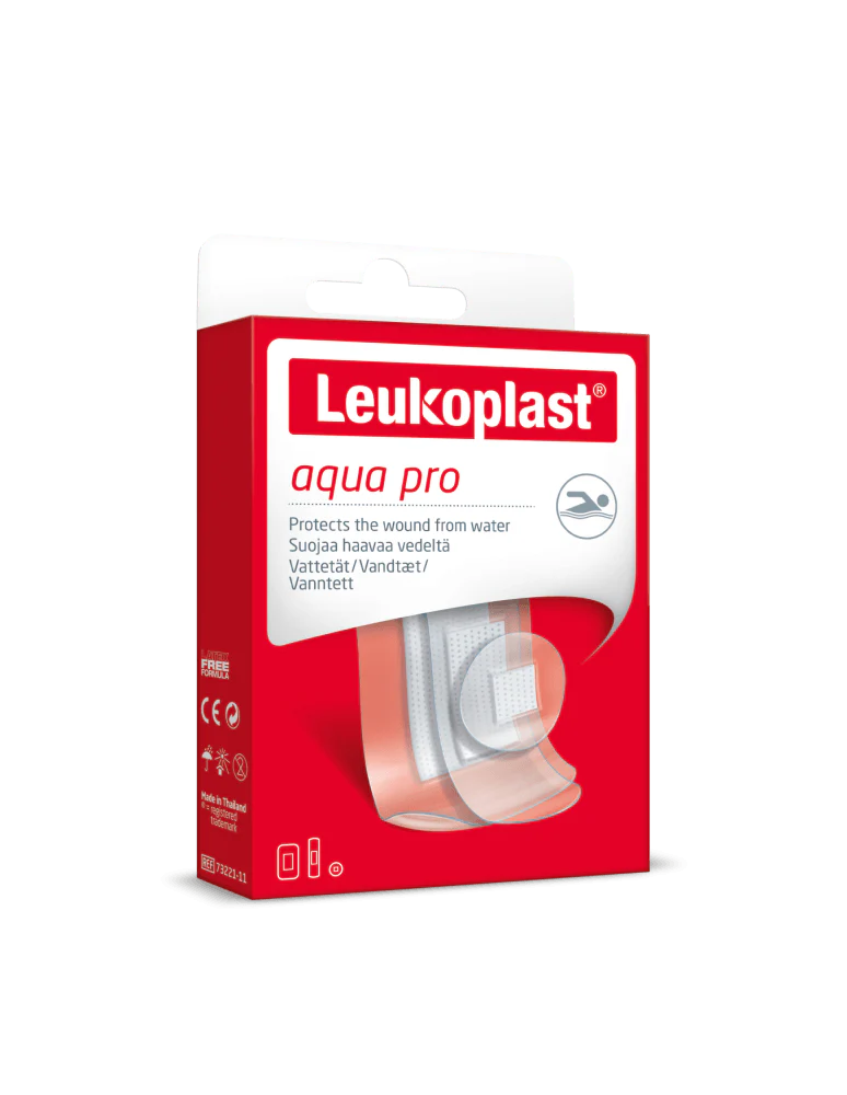 Leukoplast Aqua Pro Laastarivalikoima 38X63 mm 6kpl, 19X72 mm 8kpl, 24 mm 6 kpl