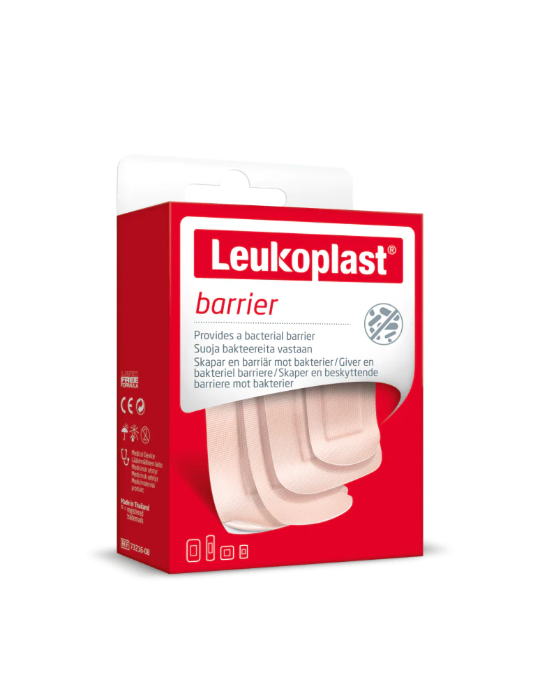 Leukoplast Barrier Laastarivalikoima 22X72 mm, 38X63 mm, 38X38 mm