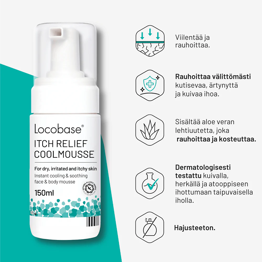 Locobase Itch Relief Coolmousse - Kutinaa lievittämään - Image 2