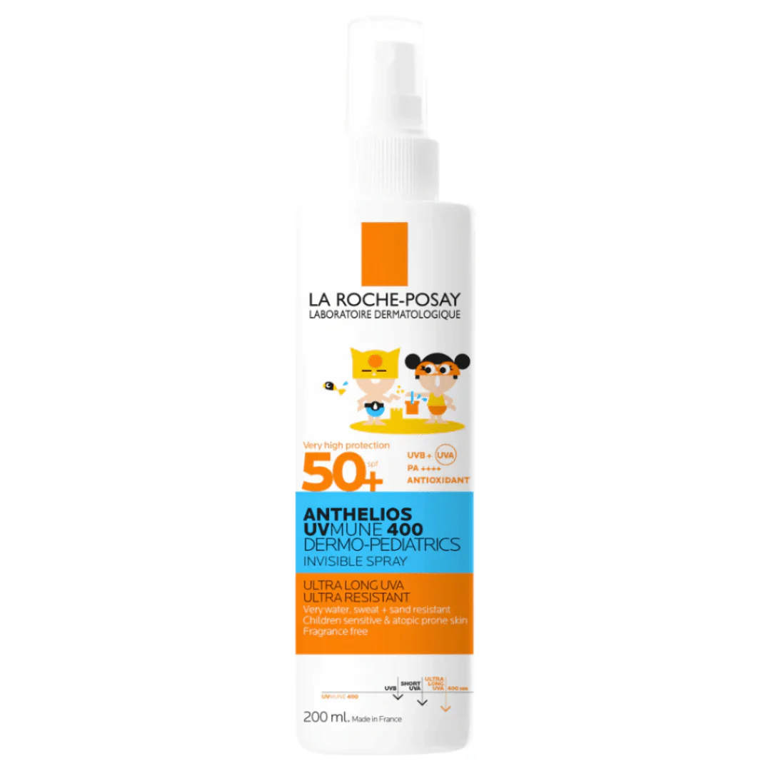 La Roche-Posay Anthelios UVMUNE 400 lasten aurinkosuojasuihke SPF50+ 200 ml