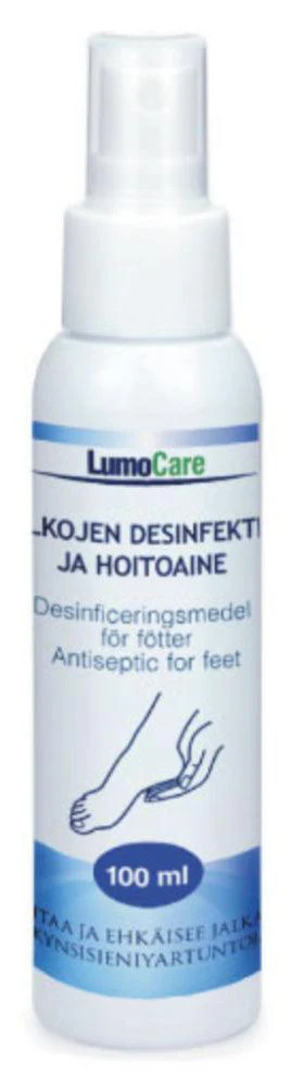 Lumocare Jalkojen Desinfektio- Ja Hoitoaine