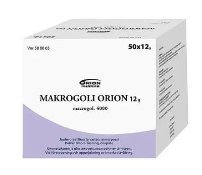 Makrogoli Orion 12 g Jauhe Oraaliliuosta Varten, Annospussi - Image 2