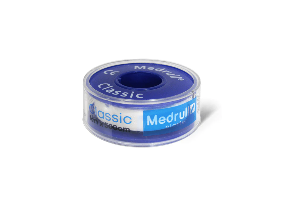 Medrull Classic Kiinnelaastari Valkoinen 1cm x 500cm