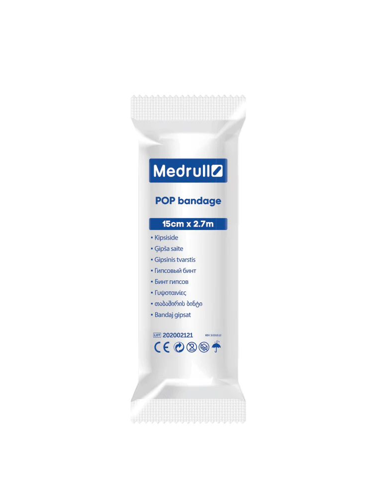 Medrull Pop Bandage Kipsiside 15cm X 2,7M