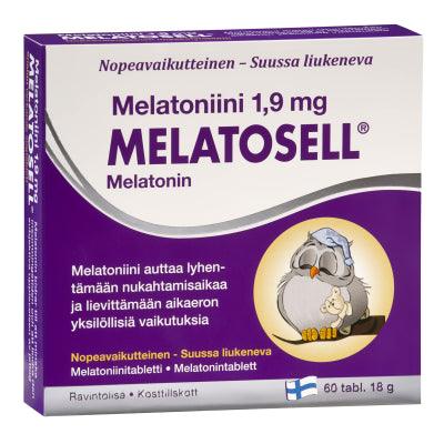 Melatosell Melatoniini 1,9 mg