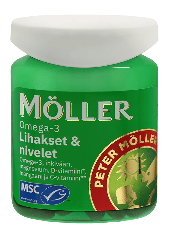 Möller Omega-3 Lihakset & Nivelet