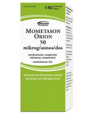 Mometason Orion 0,05 mg/Annos Nenäsumute, Susp