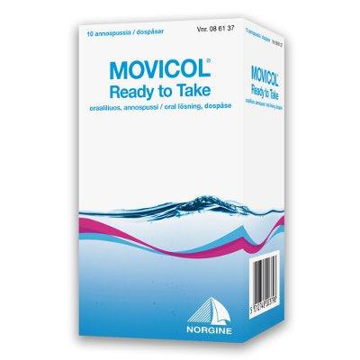 Movicol Ready To Take 50,2 mg/178,6 mg/350,8 mg/13125 mg Oraaliliuos, Annospussi